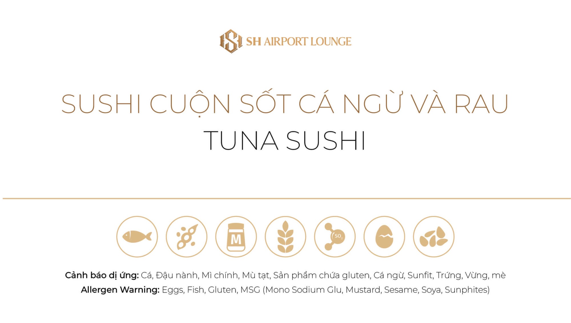 Sushi cuộn sốt cá ngừ và rau