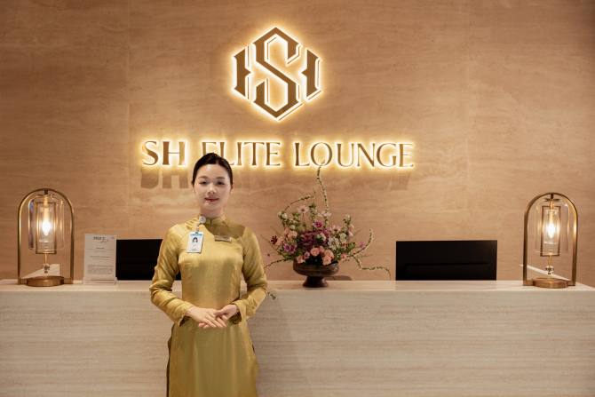 TRẢI NGHIỆM PHÒNG CHỜ THƯƠNG GIA SH ELITE LOUNGE TẠI SÂN BAY NỘI BÀI & TÂN SƠN NHẤT